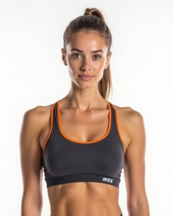 High-Support Sports Bra, medium-to-high impact with adjustable straps